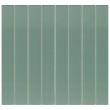 Wandtegel Cifre HOPP Langwerpig Handvorm Lichtgroen Mat 5x40, Ophalen of Verzenden, Wandtegels