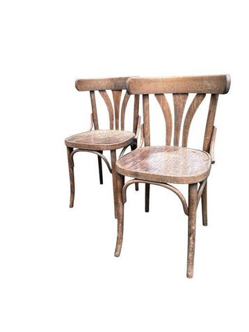Stoel (2) - Hout - THONET stoel