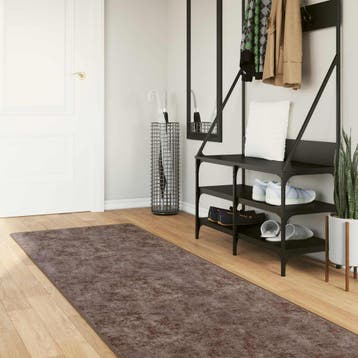vidaXL Tapijt Runner MARSA Grijs 80 x 450 cm Polyester en, Verzenden