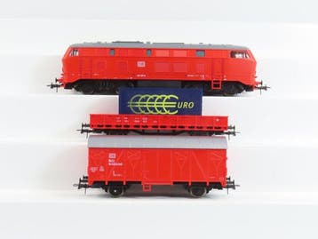 Roco H0 - 41124 - Treinset (1) - 3-Delige goederentrein met, Nieuw