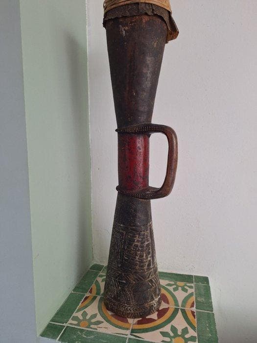 .. - Kundu - Tambour traditionnel -, Antiquités & Art, Art | Art non-occidental