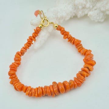 Corail - Argent, Plaqué or, SANS RÉSERVE - Bracelet -