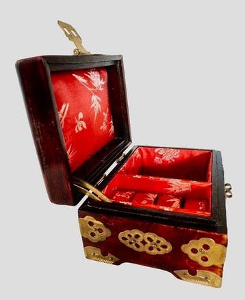 Vintage - Sieradendoos - Palissander - Midden 20e