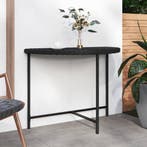 vidaXL Tuintafel 100x50x75 cm poly rattan zwart, Tuin en Terras, Tuintafels, Verzenden, Nieuw