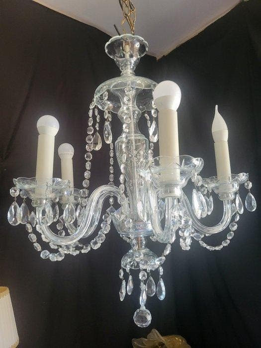 Lampe à suspendre - Cristal - Cristallo Boemia, Antiek en Kunst, Curiosa en Brocante