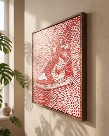 MEDSAN - Kusama Air Jordan () - UNIQUE WORK