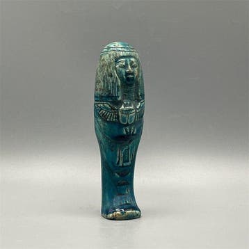 Replica van het oude Egyptische Porseleinen Ushabti met