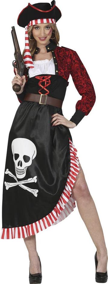 Piratenpak Dames Jurk, Verzenden, Nieuw