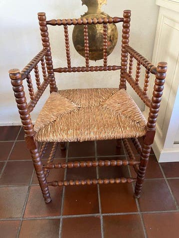Stoel - Eik - Houten Breistoel