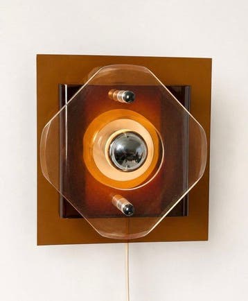 Herda - Tafellamp - Kunststof, Staal - Space Age, Antiek en Kunst
