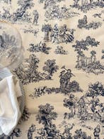 Tafelkleed Toile de Jouy voor grote tafels. Franse