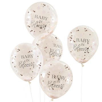 Ballonnen Baby In Bloom 30cm 5st, Verzenden