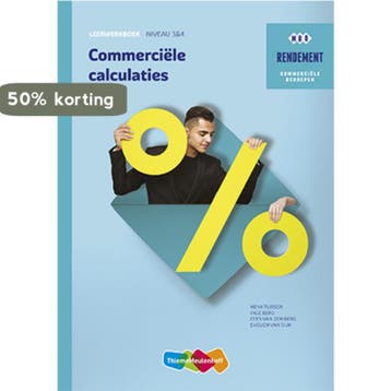 Commerciele calculaties / Leerwerkboek / Rendement Inge Berg, Boeken, Verzenden, Zo goed als nieuw, Inge Berg