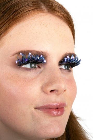 PXP Nep Wimpers Glitter UV Blauw Calypso, Verzenden