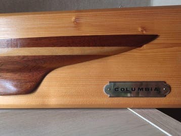 Halfmodel - Yacht Columbia 1958, Antiek en Kunst