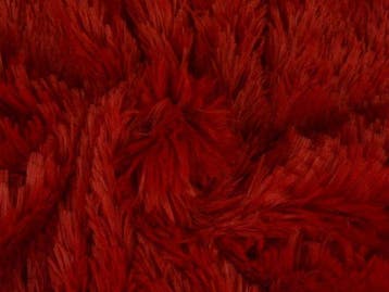10 meter langharig bont - rood - Pluche stoffen, Verzenden, 120 cm of meer, Polyester, Rood