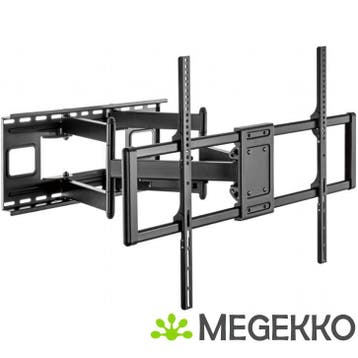 Gembird WM-120ST-01 tv-bevestiging 3,05 m (120 ) Zwart, Verzenden, Nieuw