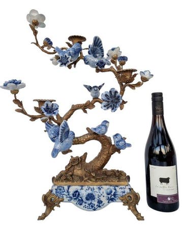 Chandelier - Bronze, Porcelaine, Antiek en Kunst