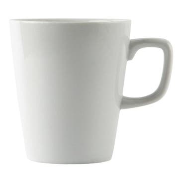 Latte Mokken | ATHENA | Porselein | Wit | 39.7cl | 12 Stuks, Verzenden