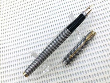 Parker - Flat Top 75 Ciselè 925 Sterling silver & 14K 585, Verzamelen, Nieuw