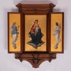 3-luik, Ernst Deger, 19e-eeuw - Walnoot - 1850-1900