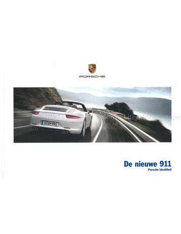 2012 PORSCHE 911 HARDCOVER BROCHURE NEDERLANDS, Ophalen of Verzenden, Nieuw