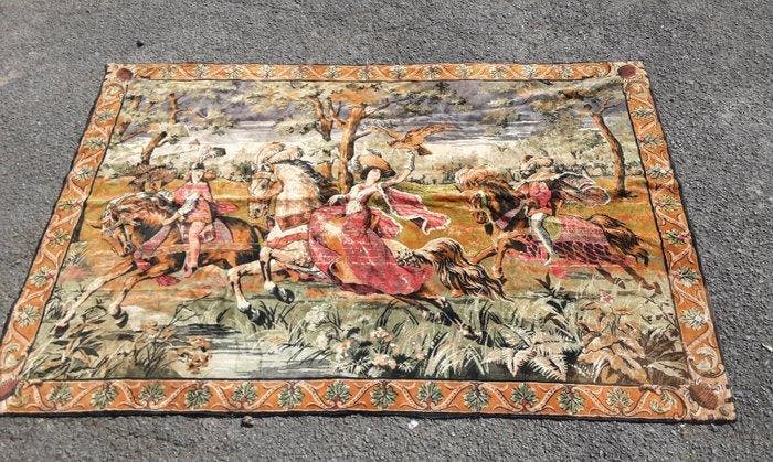 Tapisserie - 129 cm - 186 cm, Antiquités & Art, Curiosités & Brocante