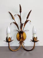 Lampe murale - Métal - Une applique murale en épi de blé,, Antiquités & Art