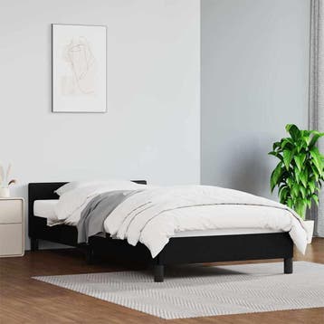 Bedframe 80x200 Zwart | Retour Deal | 34% korting, Overige materialen, Eenpersoons, Verzenden, Zwart