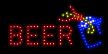 Bier drank club LED bord lamp verlichting lichtbak reclamebo, Verzenden, Nieuw