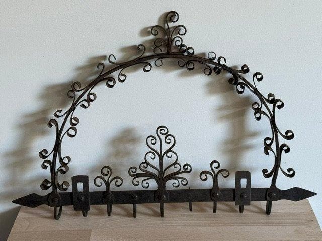 Rek - Smeedijzer - Archelle (keukenrek), Antiquités & Art, Antiquités | Autres Antiquités