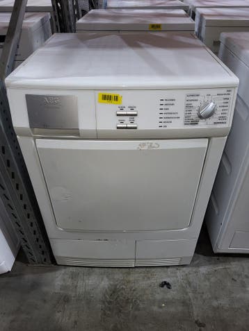 AEG T55807 - Condensdroger - 6 kg - Antikreukfase, Ophalen of Verzenden, Nieuw