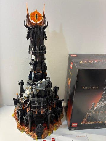 Lego Set - 10333 - The Lord of the Rings - BARAD-DUR - WITH, Nieuw
