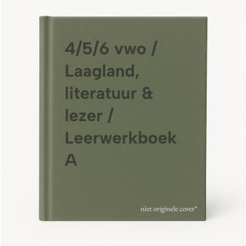 4/5/6 vwo / Laagland, literatuur & lezer / Leerwerkboek A, Boeken, Schoolboeken, Verzenden, Zo goed als nieuw