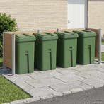vidaXL Afvalbak Schutting Bruin 315 x 85 x 115 cm Aluminium, Verzenden