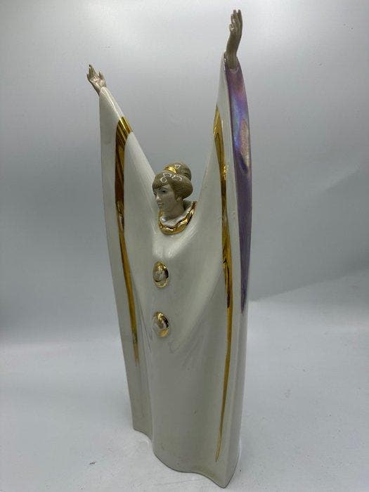 M. Requena - M. Requena - Beeld, Uniek Art Deco Porselein -, Antiek en Kunst, Antiek | Glaswerk en Kristal
