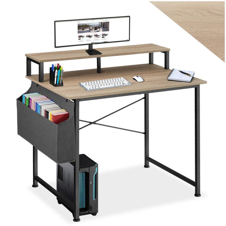 Bureau met plank en organizer, Maison & Meubles, Bureaux, Envoi