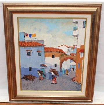 Arnaud Leturcq (1961) - Hiver à Chefchaouen