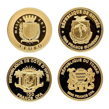 Malta, Guinee, Ivoorkust, Tsjaad. 2015/2018 - Historic
