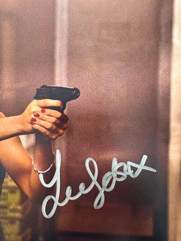 Lea Seydoux as Madeleine Swann handsigned photo with BBC