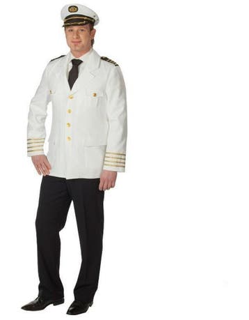 witte kapiteinsjas, Ophalen of Verzenden, Nieuw