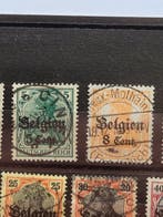 Duitse Rijk 1916 - Complete serie 1916 België bezet door het, Postzegels en Munten, Gestempeld