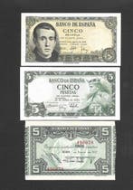 Spanje. - 6 x 5 Pesetas - Various dates (Zonder