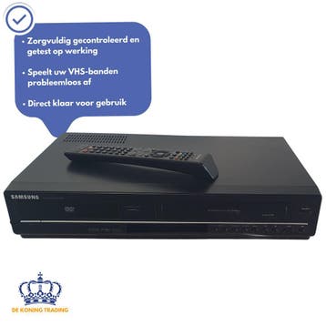 Samsung DVD-V6700 | VHS Videorecorder | DVD Speler | Video, Verzenden, Gebruikt, VHS-speler of -recorder