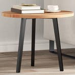 vidaXL Tafelblad rond Ø 50x2 cm massief acaciahout, Verzenden, Nieuw