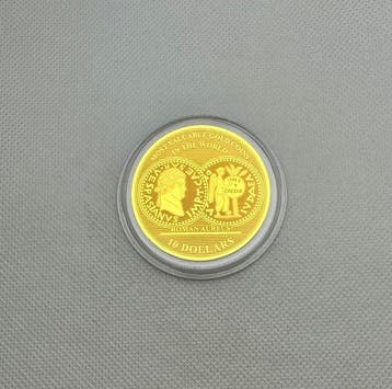 Îles Salomon. 2018 Roman Aureus, oro 1/100 Oz (.999) Proof