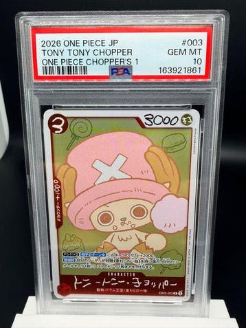 One Piece - 1 Graded card - Tony Tony Chopper R - EB02-003 -