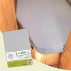 Jersey hoeslaken Frans bed wit,lichtgrijs,zand of antraciet, Hoeslaken of Sloop