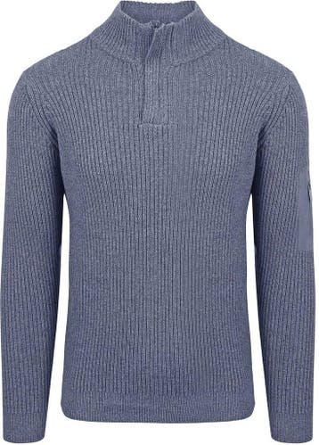 Suitable Mou Half Zip Trui Blauw maat Maat 52/54 (L) Heren, Verzenden