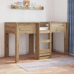 vidaXL Stapeld bed voor kids Artisan Eiken 75 x 190 cm, Huis en Inrichting, Verzenden, Nieuw